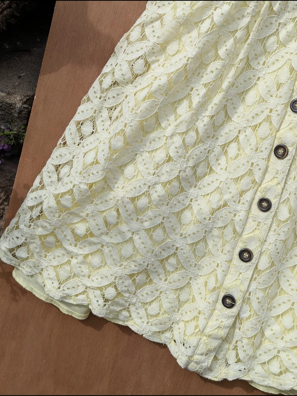 Yellow Lace Mini Dress Summer Romantic Coquettecore Festival Western Rodeo - Picture 7 of 15